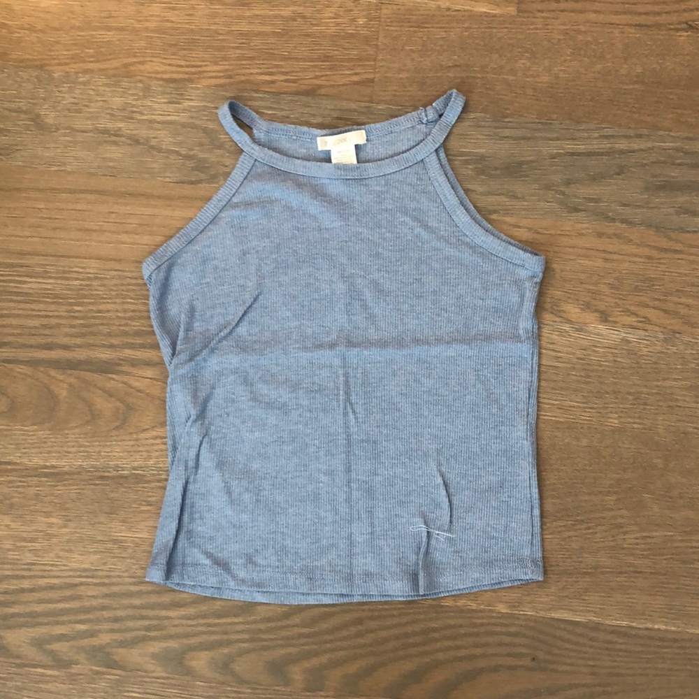 Girls blue tank top